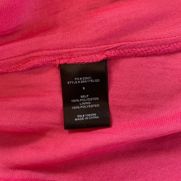 Trixxi Francesca's Shayla Satin Mini Dress halter ruffle pink size small NWT - Picture 7 of 12